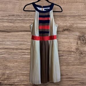 Ryu pleated cream colored halter dress. Medium.